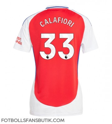 Arsenal Riccardo Calafiori #33 Replika Hemmatröja Damer 2024-25 Kortärmad